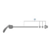 Axe Arrière à Blocage Rapide Shimano Altus FH-MT200-B