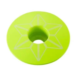 Bouchon De Potence Supacaz Star Capz Thermolaqué 31,8mm - Jaune