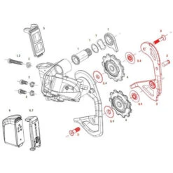 Chape Interne De Dérailleur Arrière SRAM RED ETAP