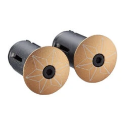 Embout De Guidon Supacaz Star Plugz Anodized - Or