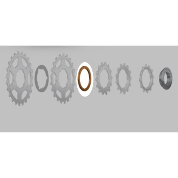 Entretoise De Cassette Miche 11 V - Shimano/Sram 1 Entretoise De Cassette Miche 11 V - Shimano/Sram