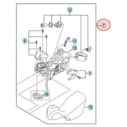 Mécanisme Interne De Manette Shimano Ultegra ST-6700