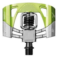 Crank Brothers Pédales Crankbrothers Mallet 2 - Raw/Vert