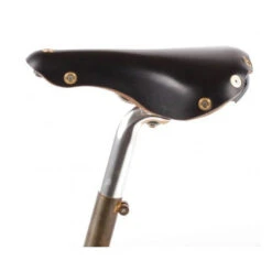 Selle Berthoud Agnel Cuir - Noir - -Vélo Pièces Boutique selle berthoud agnel cuir noir 1 2