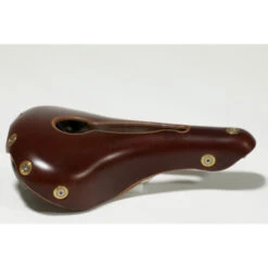 Selle En Cuir Gilles Berthoud Marie Blanque Ouverte - Brun -Vélo Pièces Boutique selle en cuir gilles berthoud marie blanque ouverte brun 2