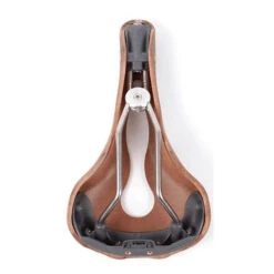 Selle Ouverte Berthoud Aspin Cuir - Naturel -Vélo Pièces Boutique selle ouverte berthoud aspin cuir naturel 4