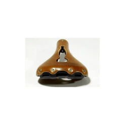 Selle Ouverte Berthoud Marie Blanque Cuir - Naturel -Vélo Pièces Boutique selle ouverte berthoud marie blanque cuir naturel 1 4