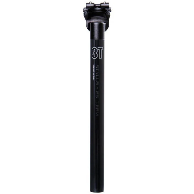 Tige De Selle 3T Stylus 25 Team Stealth - 31.6 Mm 2 Tige De Selle 3T Stylus 25 Team Stealth - 31.6 Mm – Image 2